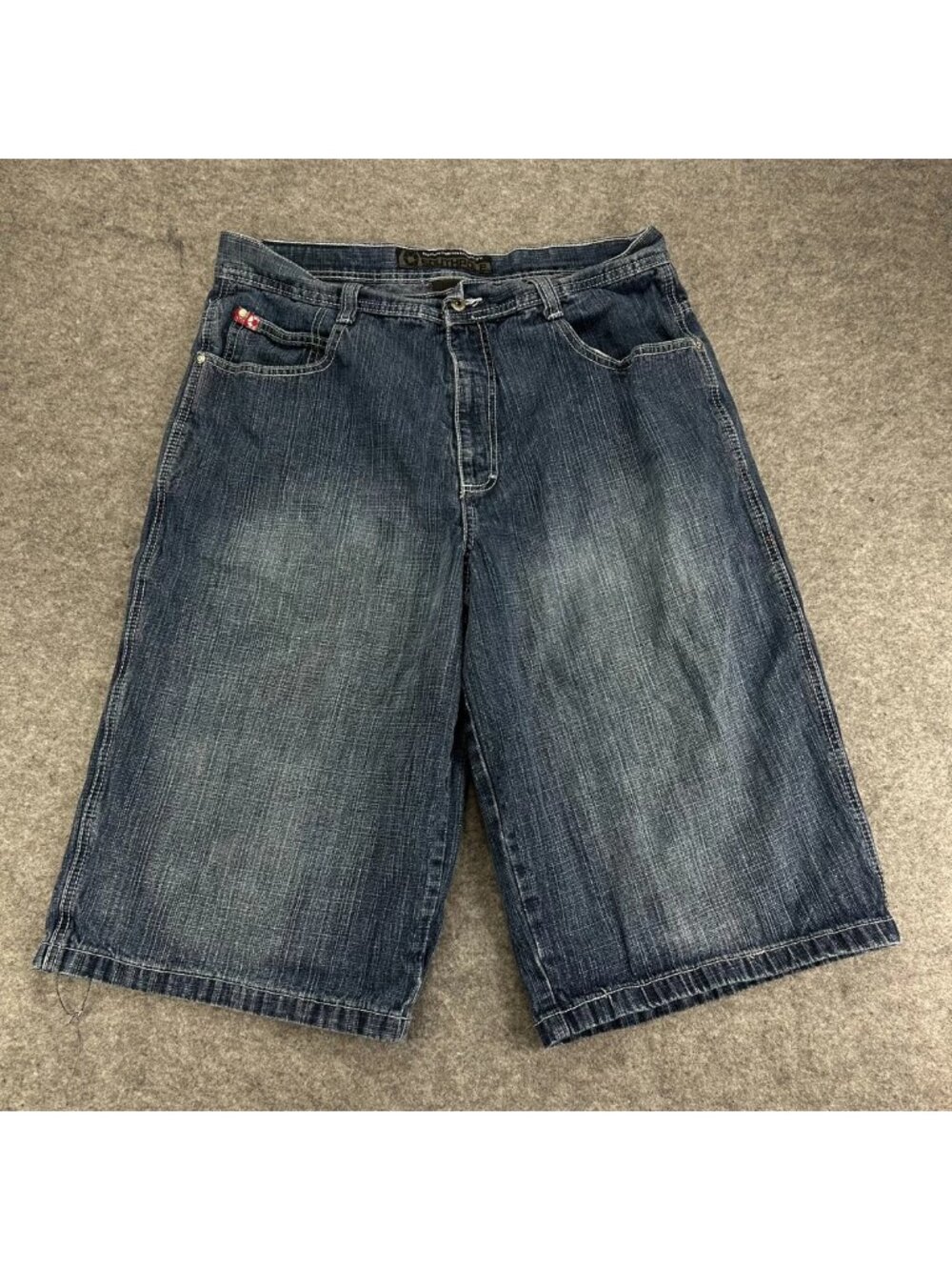 VTG Southpole Bermuda Jean Shorts Mens 36 Skateboard Baggy Streetwear Denim Y2K